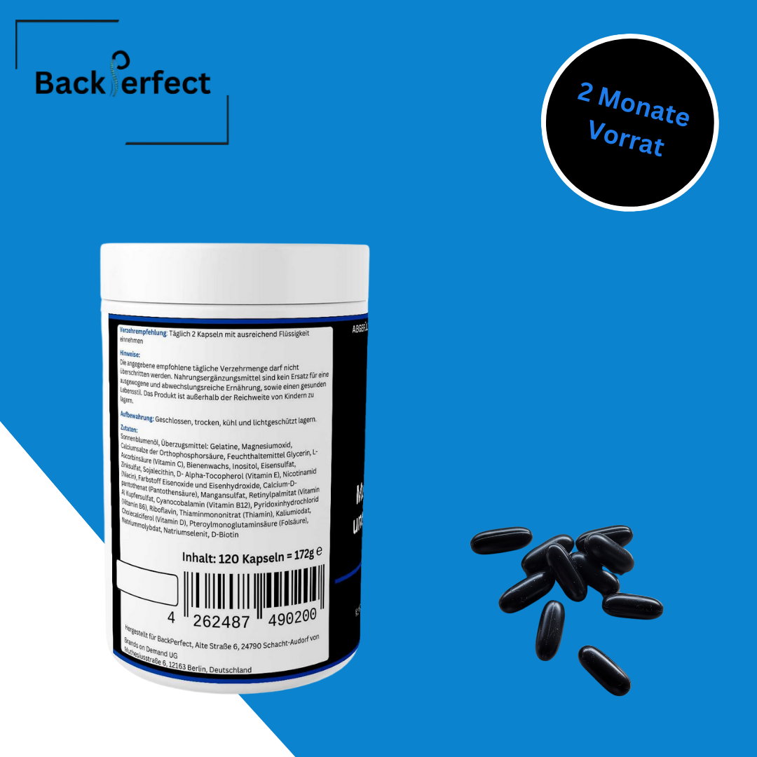 "Back +" Nahrungsergänzungsmittel