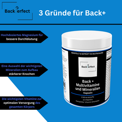 "Back +" Nahrungsergänzungsmittel
