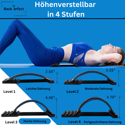 BackPerfect-Rückendehner für effektive Rückenentspannung und Schmerzlinderung zu Hause