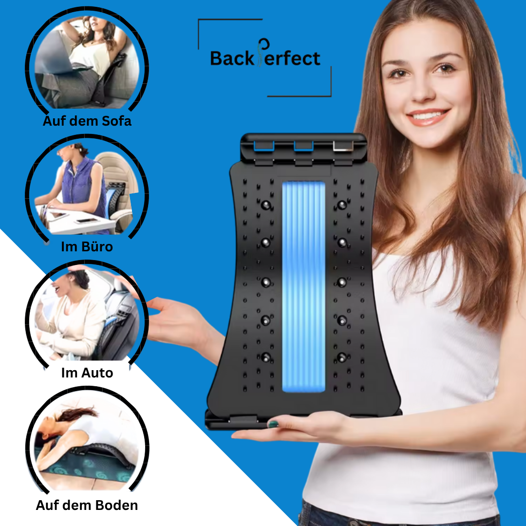 BackPerfect-Rückendehner für effektive Rückenentspannung und Schmerzlinderung zu Hause