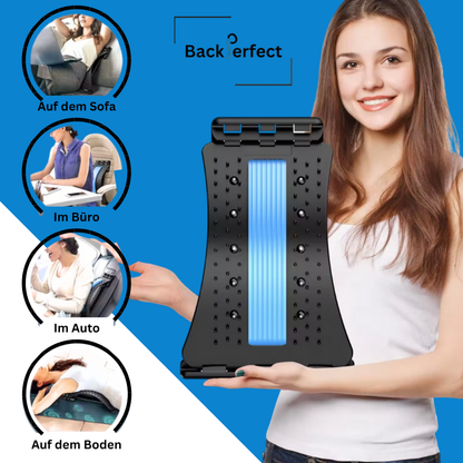 BackPerfect-Rückendehner für effektive Rückenentspannung und Schmerzlinderung zu Hause